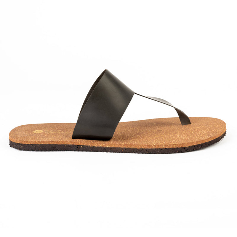 Eso Thong-Strap Cork Brown Men Slides