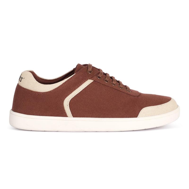 Dan Eco-Sole Sneakers Brown and Beige Men