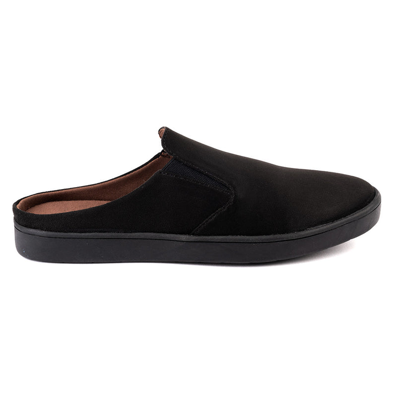 Nest Mules Vegan Suede Black Men Slip-ons