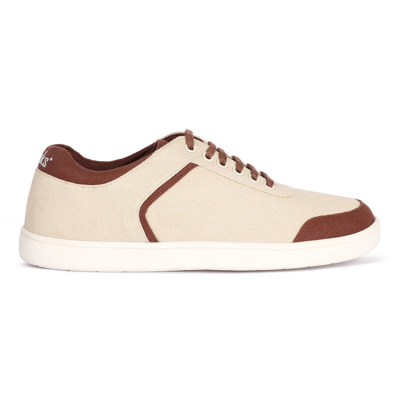 Dan Eco-Sole Sneakers Beige and Brown Men