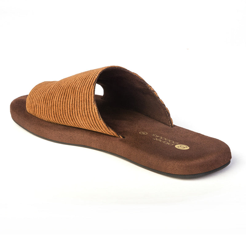 Iru Luxe - Cloak Corduroy Brown Slides